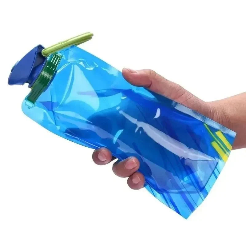 Reusable Foldable Water Bottle – 700ml Camping Flask