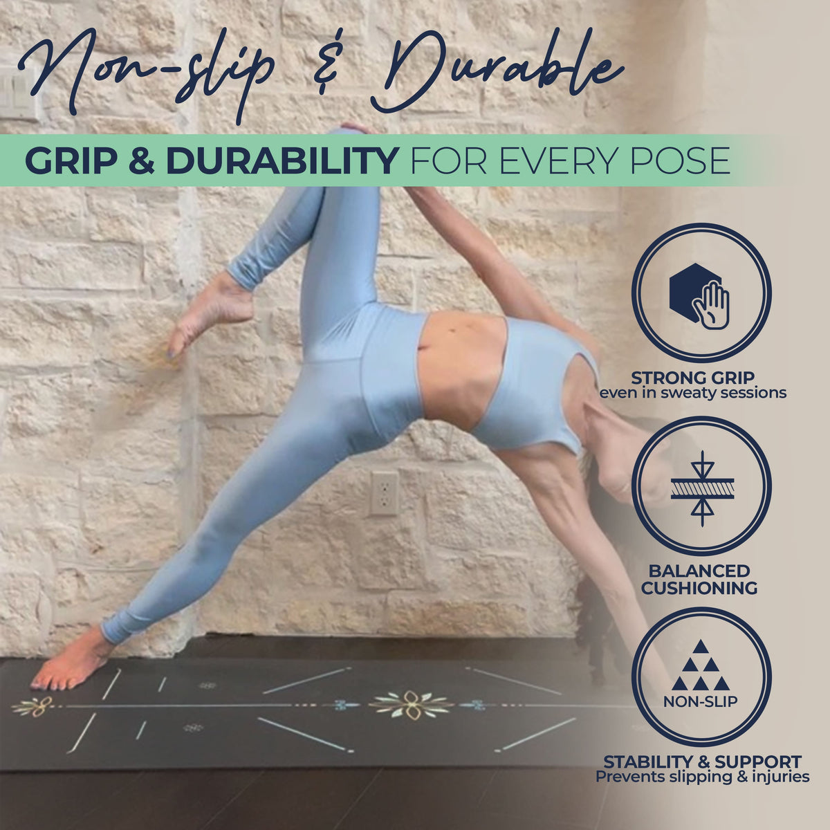 Eco Balance Yoga Mat- 5mm