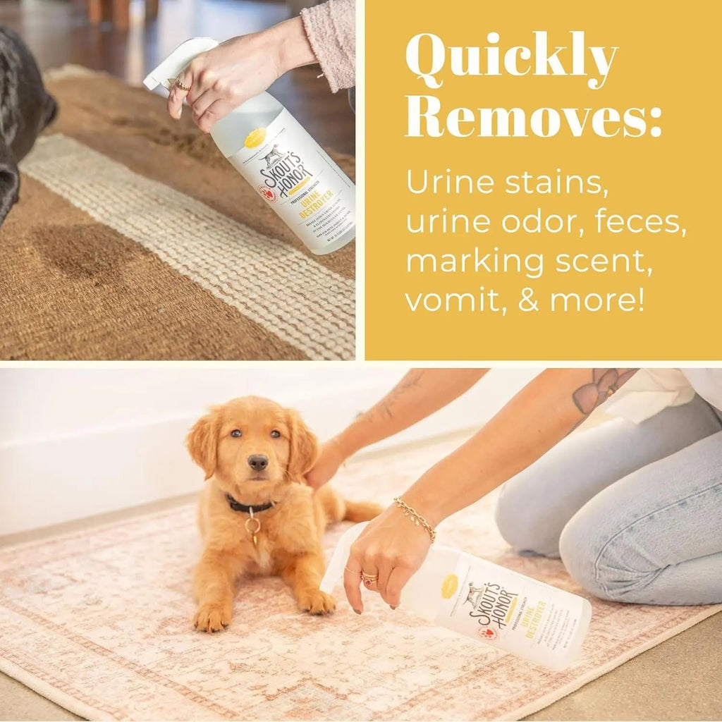 Skout's Honor Dog Urine Destroyer Carpet Cleaner 35oz Professional Strength