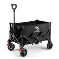 220lbs Foldable Utility Wagon with 360° Swivel Wheels
